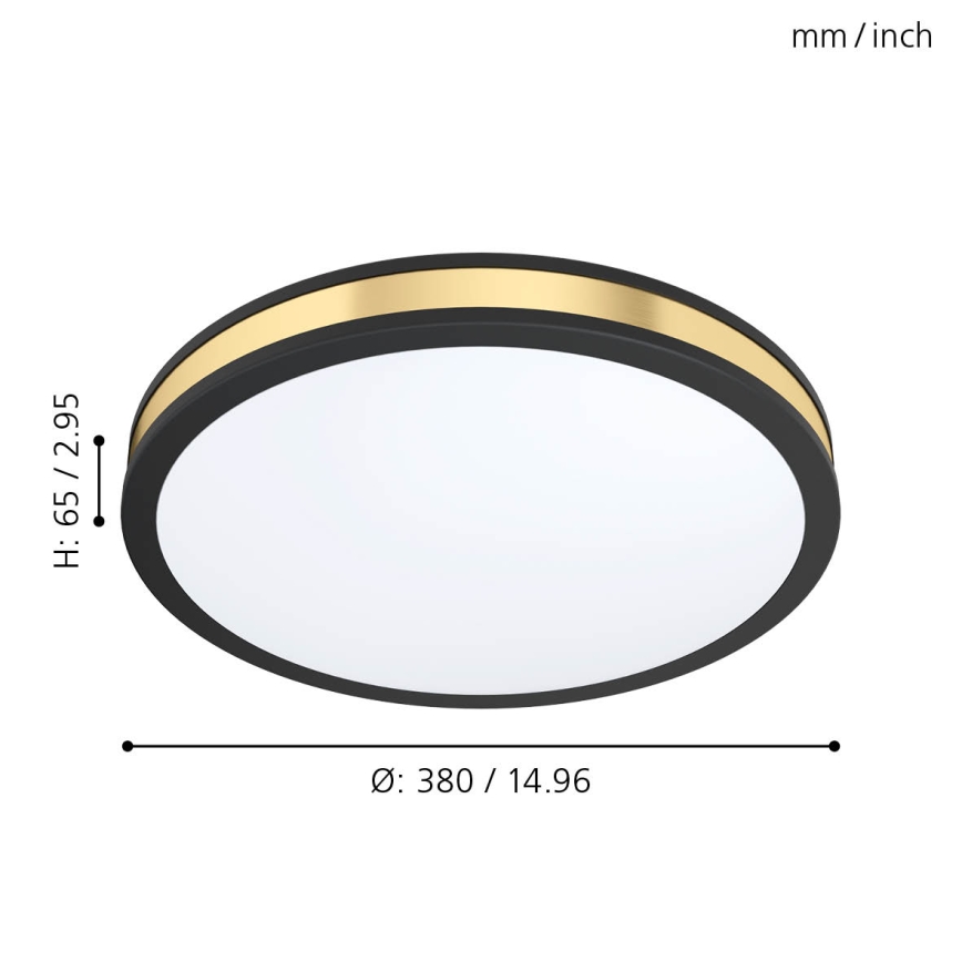 Eglo - Світлодіодний стельовий світильник LED/24W/230V