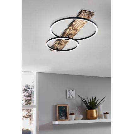 Eglo 99408 - Светодиодный потолочный светильник BOYAL 2xLED/12W/230V