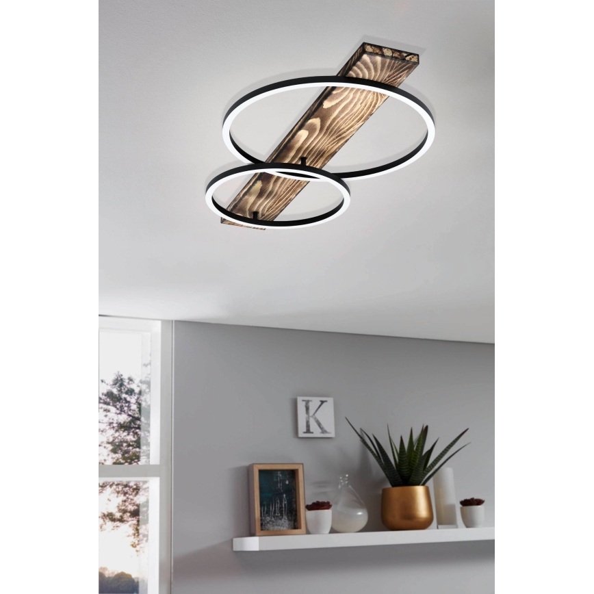 Eglo 99408 - Светодиодный потолочный светильник BOYAL 2xLED/12W/230V