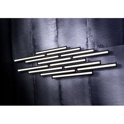 Eglo - LED RGB Стельовий світильник з регулюванням яскравості SALITERAS-C 2xLED/10W/230V