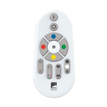 Eglo - LED RGB Стельовий світильник з регулюванням яскравості SALOBRENA-C LED/30,5W/230V + пульт дистанційного керування