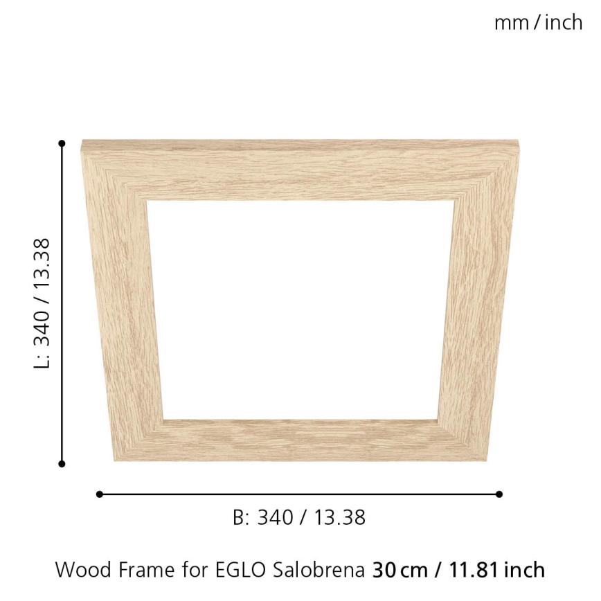 Eglo 99421 - Рамка для стельового світильника SALOBRENA 300x300 мм