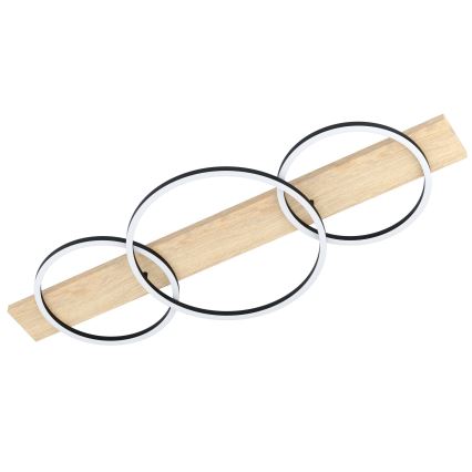 Eglo - Светодиодный потолочный светильник 2xLED/12W/230V + LED/12W