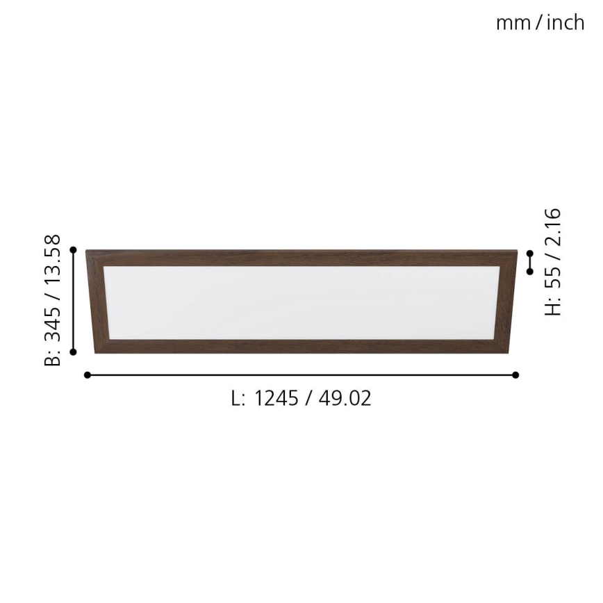 Eglo - Стельовий LED світильник LED/32W/230V 345x1245 мм