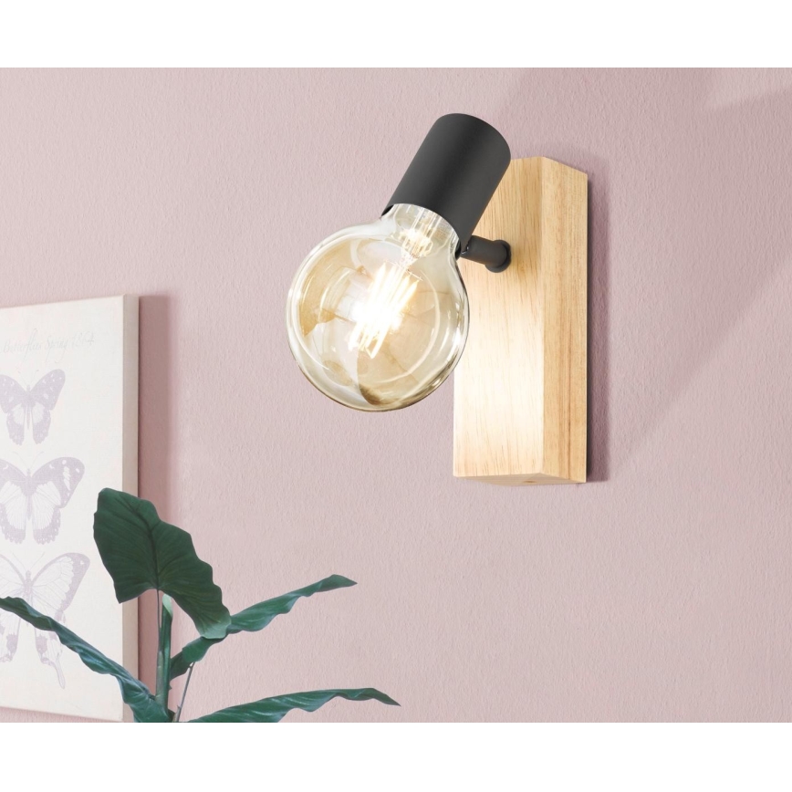 Eglo - Настінний точковий світильник TOWNSHEND 1xE27/10W/230V