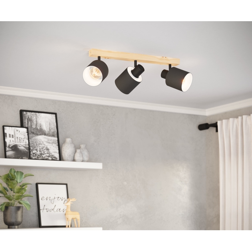 Eglo - Точечный светильник 3xE27/10W/230V