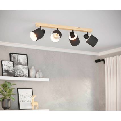 Eglo - Точечный светильник 4xE27/10W/230V