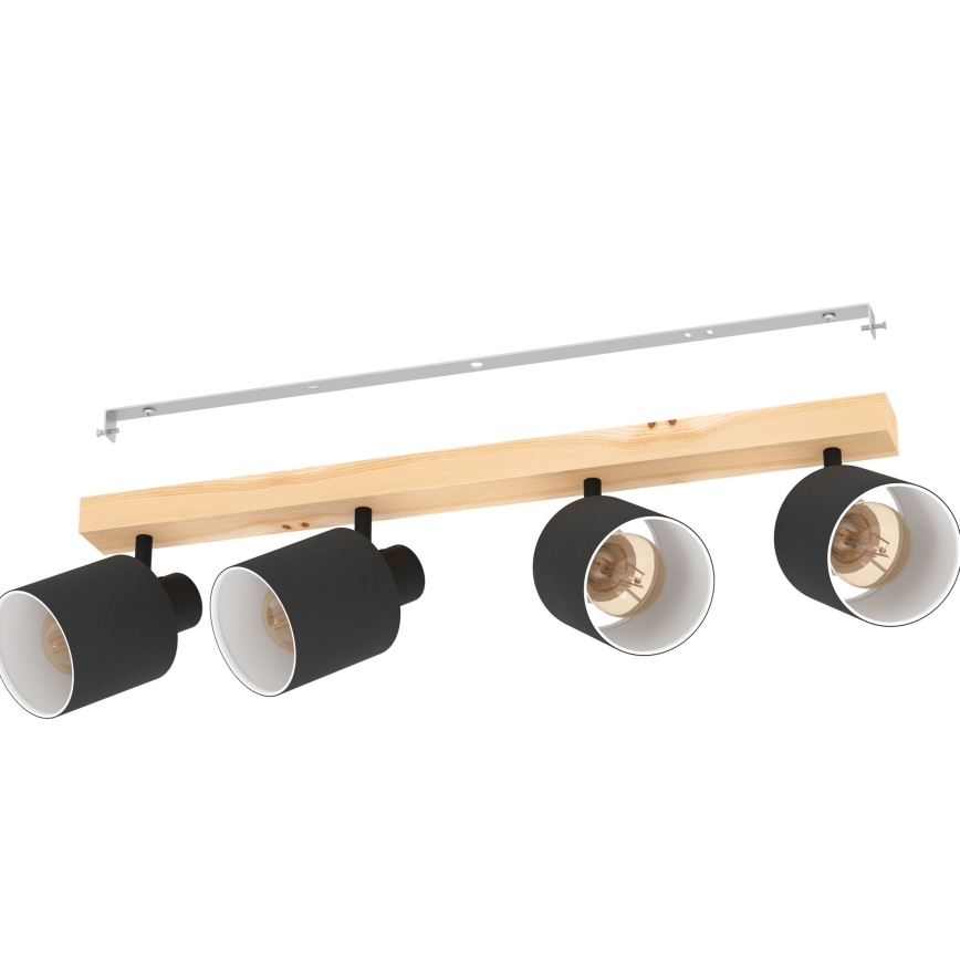 Eglo - Точечный светильник 4xE27/10W/230V