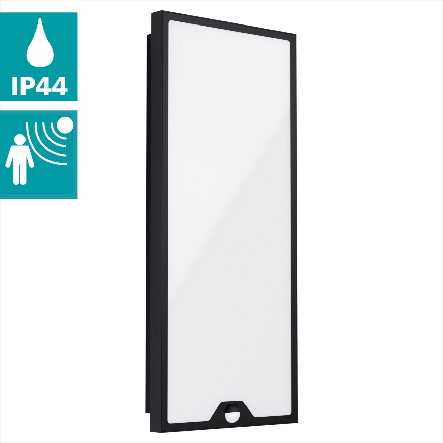 Eglo -  Вуличний настіннивітлодіодний світильник з датчиком  LED/18,5W/230V IP44