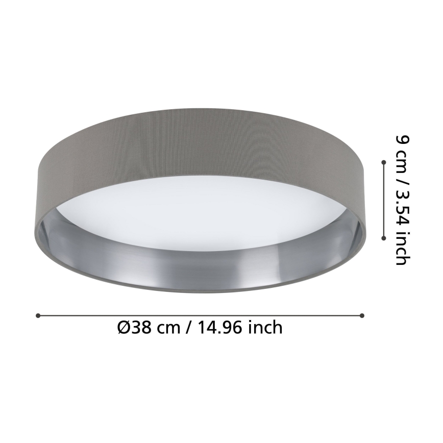 Eglo 99543 - Светодиодный потолочный светильник MASERLO LED/24W/230V