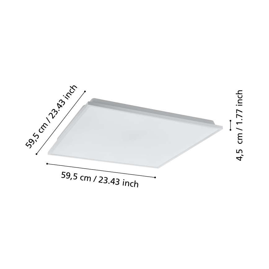 Eglo - Стельовий LED світильник з регулюванням яскравості LED/31,8W/230V 2700-6500K ZigBee