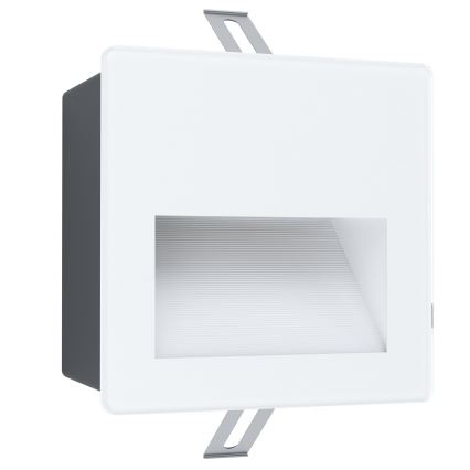 Eglo - Вуличний вбудований LED світильник LED/3,7W/230V IP65 білий