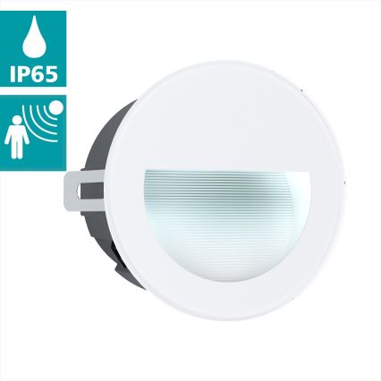 Eglo - Светодиодный уличный встраиваемый светильник ARACENA LED/2,5W/230V IP65 белый