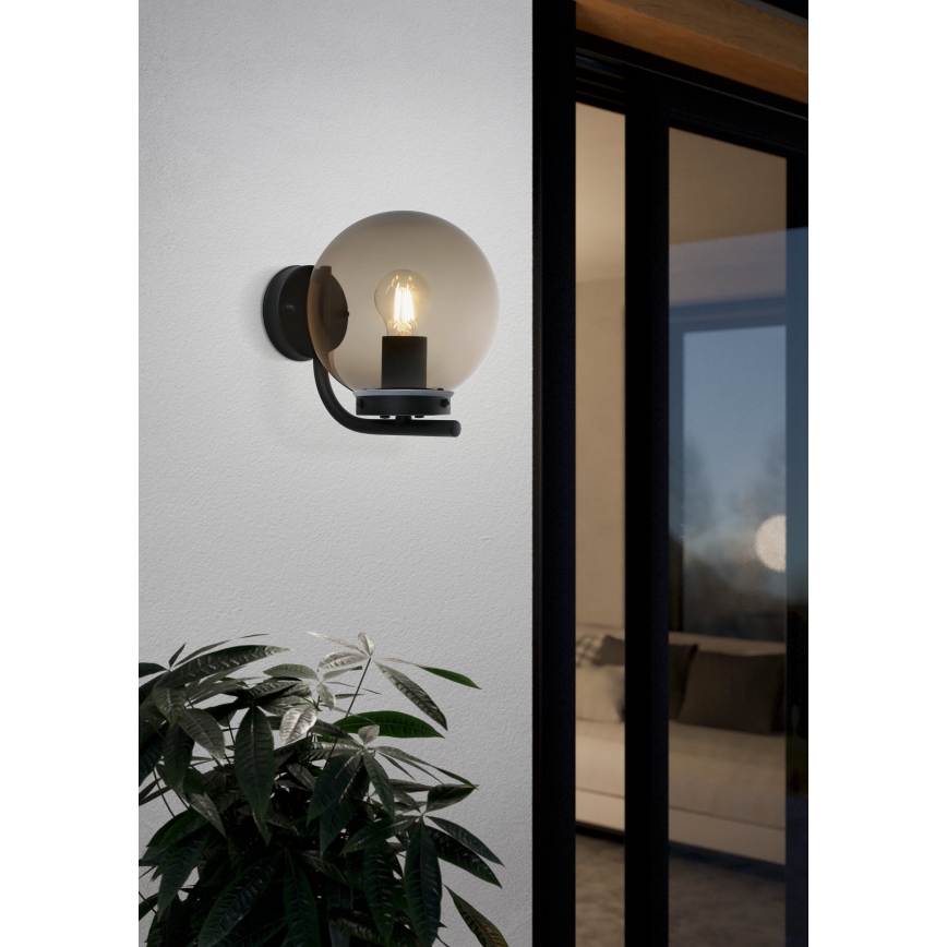 Eglo - Вуличний настінний світильник 1xE27/28W/230V IP44