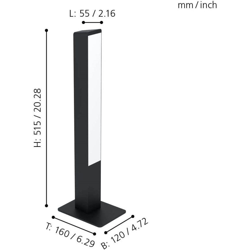 Eglo - Светодиодная диммируемая настольная RGBW-лампа LED/16W/230V 2700-6500K ZigBee
