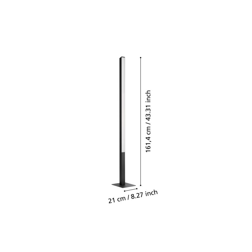 Eglo - LED RGBW Торшер з регулюванням яскравості LED/35W/230V 2700-6500K ZigBee