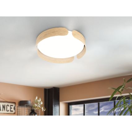 Eglo - LED стельовий світильник LED/20W/230V, діаметр 37 см, бежевий