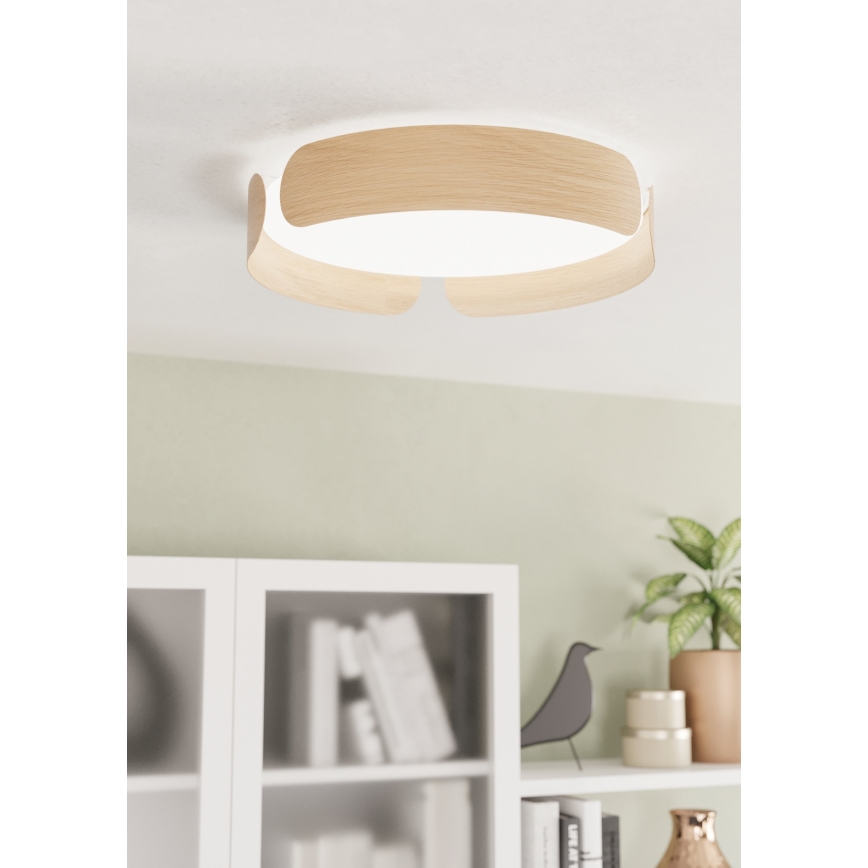 Eglo - LED стельовий світильник LED/20W/230V, діаметр 37 см, бежевий