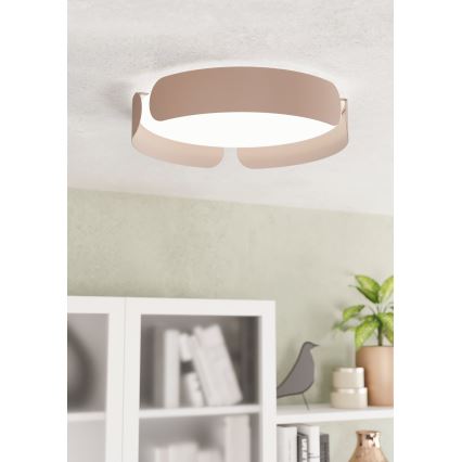 Eglo - потолочный светильник LED, 20 Вт, 230 В, диаметр 37 см, коричневый