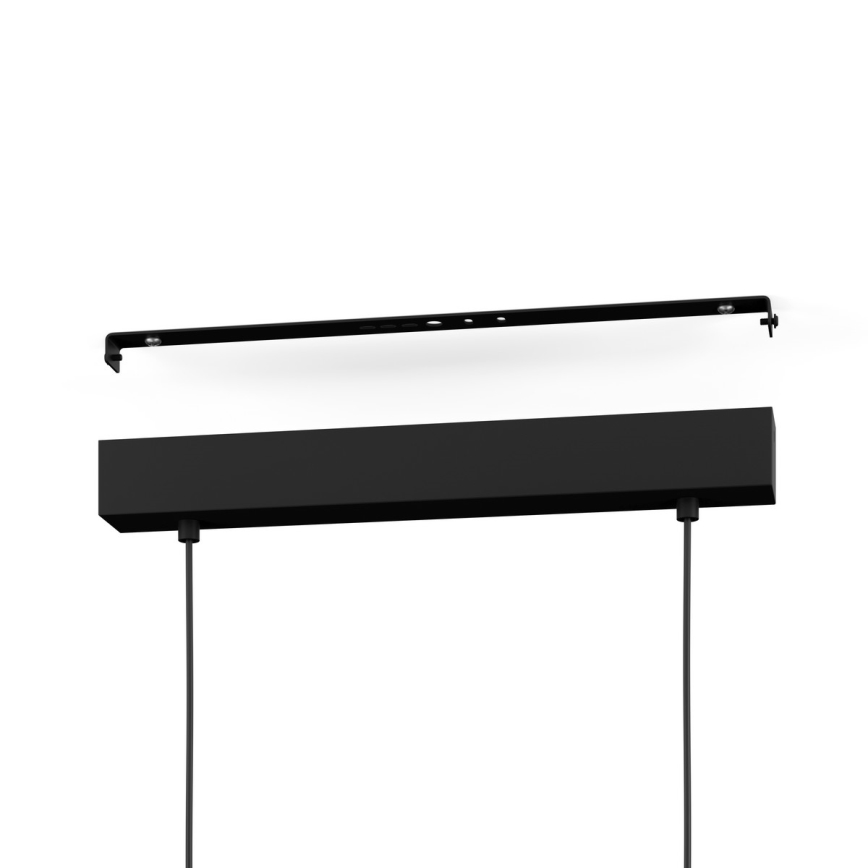 Eglo - Світлодіодна підвісна люстра з регулюванням яскравості 2xLED/12,5W/230V+1xLED/15,5W 3000K коричневий/чорний