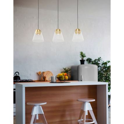 Eglo - Підвісна LED люстра 3xGU10/4,5W/230V