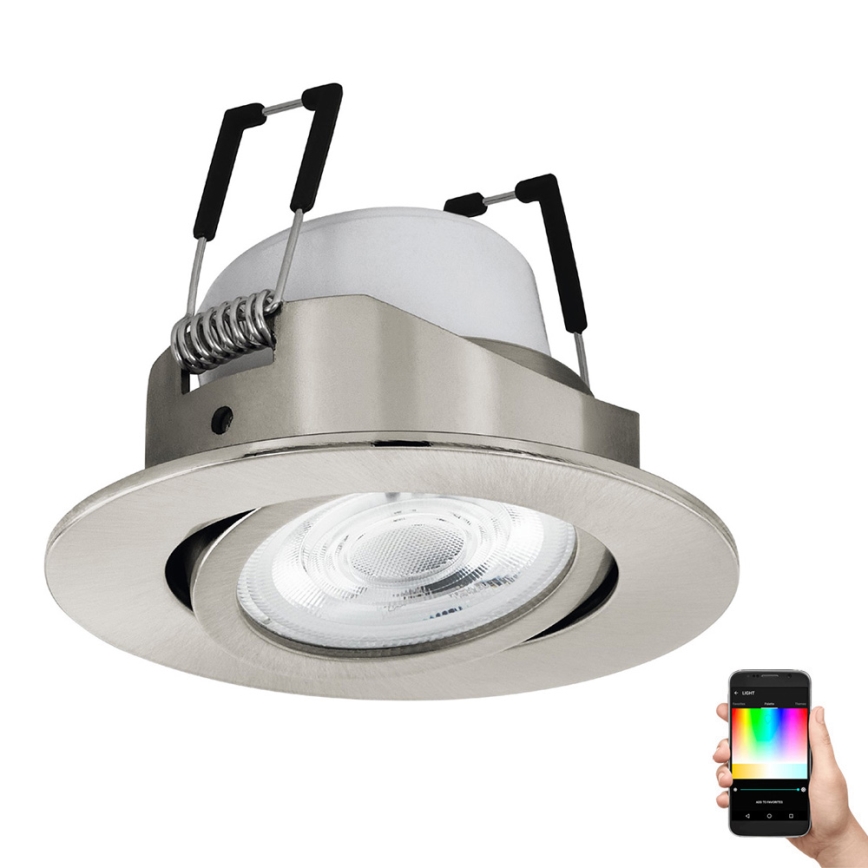 Eglo - Светодиодный встроенный RGBW-светильник с регулированием яркости LED/5W/230V ZigBee