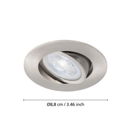 Eglo - Светодиодный встроенный RGBW-светильник с регулированием яркости LED/5W/230V ZigBee