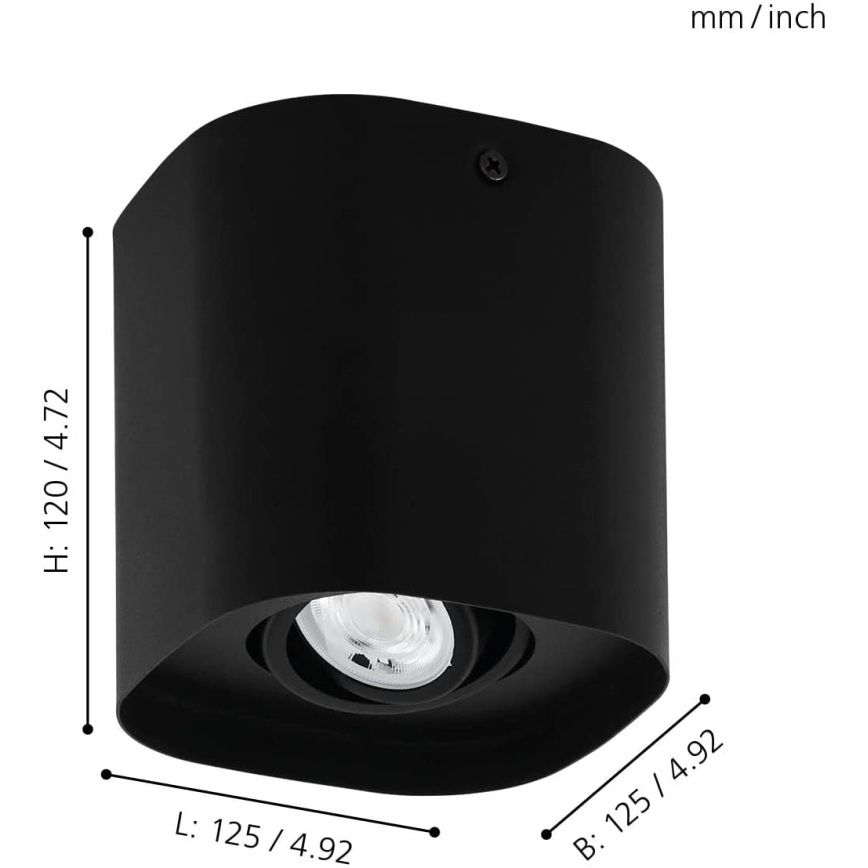 Eglo - Точковий LED RGBW світильник з регулюванням яскравості 1xGU10/5W/230V ZigBee