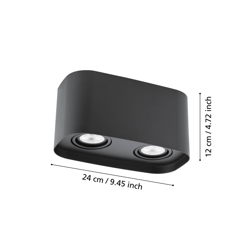 Eglo - LED RGBW Точковий світильник з регулюванням яскравості 2xGU10/5W/230V ZigBee