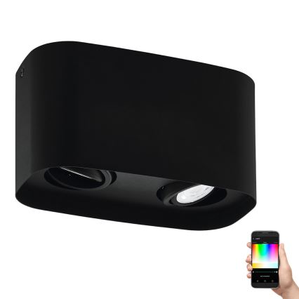 Eglo - Светильник точечный светодиодный RGBW с диммером 2xGU10/5W/230V ZigBee