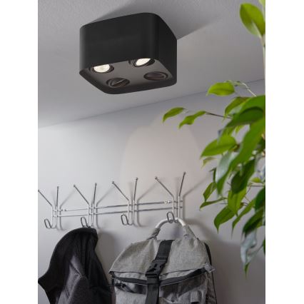 Eglo - Точковий LED RGBW світильник з регулюванням яскравості 4xGU10/5W/230V ZigBee