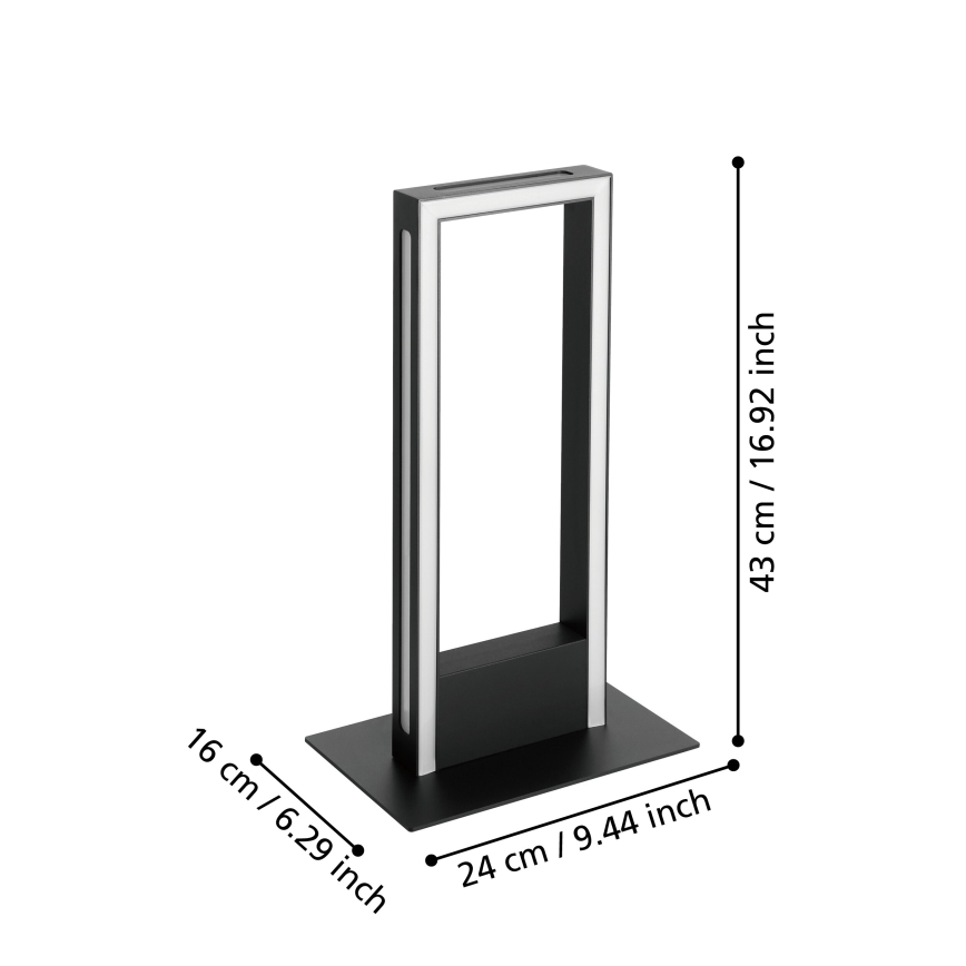 Eglo - Настільна LED лампа з регулюванням яскравості LED/16W/230V 2700-6500K