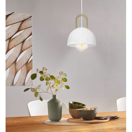 Eglo - Люстра на тросе 1xE27/40W/230V белая