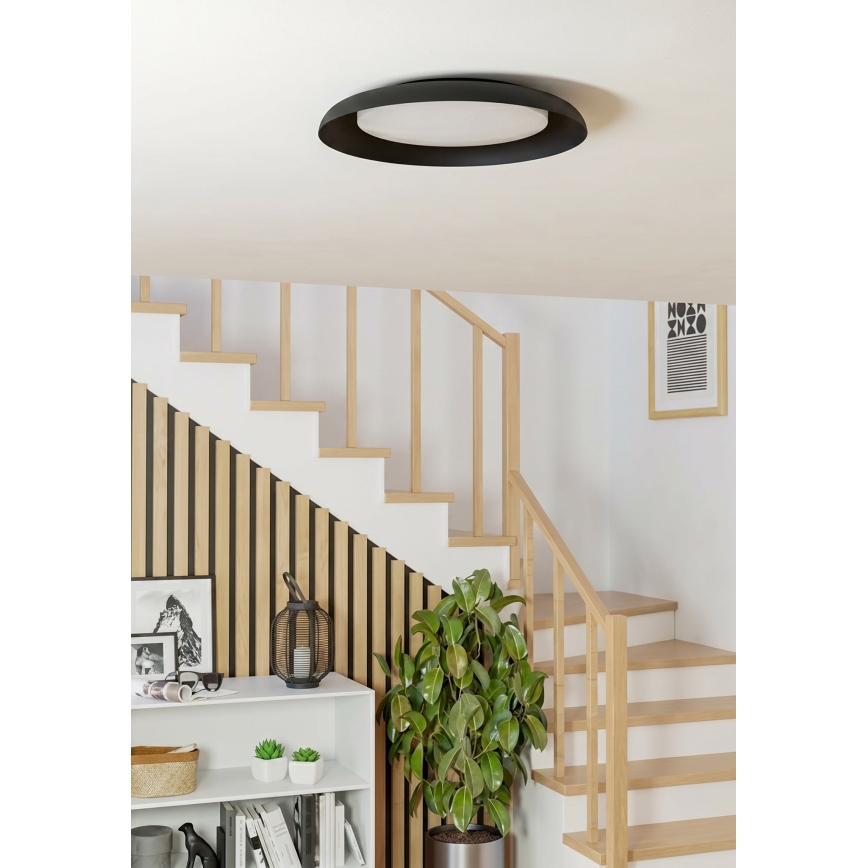 Eglo 99703 - LED-потолочный светильник PENJAMO LED/17,1Вт/230В черный
