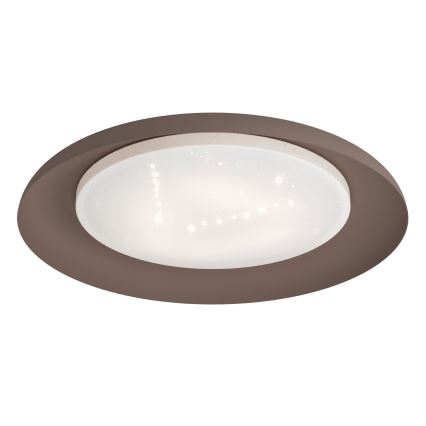 Eglo 99704 - LED стельовий світильник PENJAMO LED/17,1W/230V коричневий