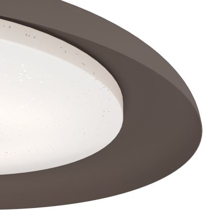 Eglo 99704 - LED стельовий світильник PENJAMO LED/17,1W/230V коричневий