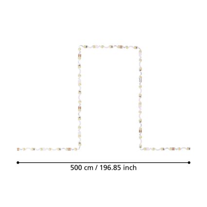 Eglo - Светодиодная лента 5 м LED/27W/24V