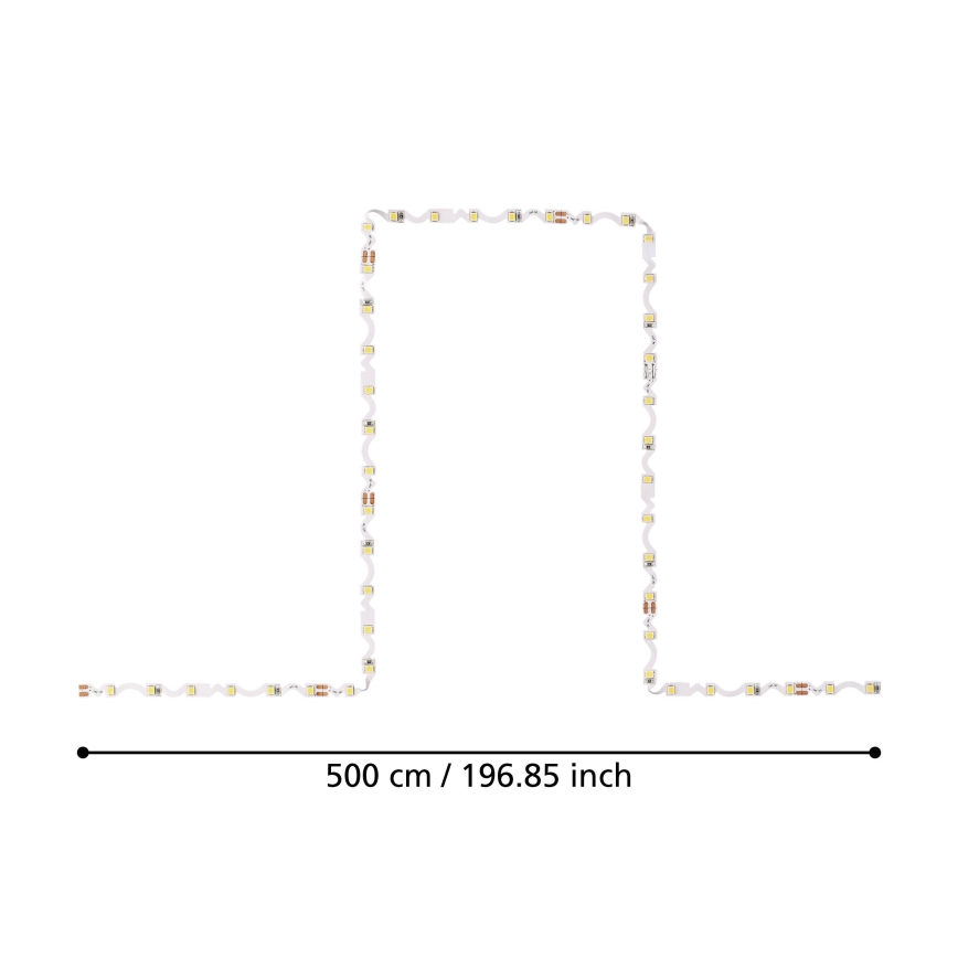 Eglo - Світлодіодна стрічка 5м LED/27W/24V