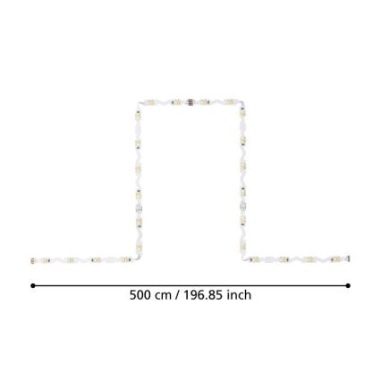 Eglo - Світлодіодна стрічка з регулюванням яскравості 5м LED/23W/24/230V 2700-6500K + дистанційне керування