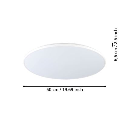 Eglo - Стельовий LED світильник LED/29W/230V ⌀ 50 см