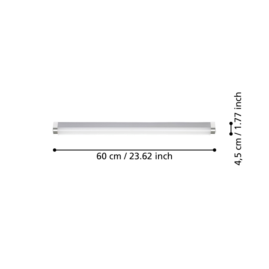 Eglo - Светодиодная подсветка для зеркала в ванной комнате LED/15,5W/230V IP44 60 см