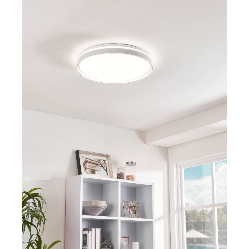 Eglo - Светодиодный диммируемый потолочный светильник LED/40W/230V 3000-6500K+ пульт ДУ