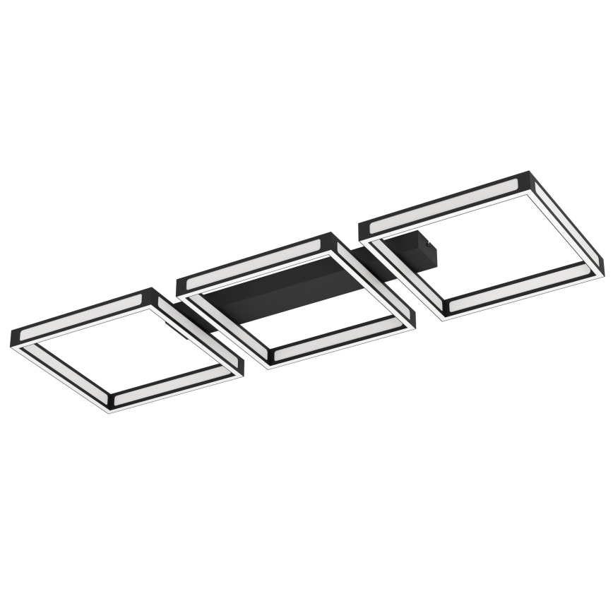 Eglo - Светодиодный потолочный светильник 3xLED/11,2W/230V черный