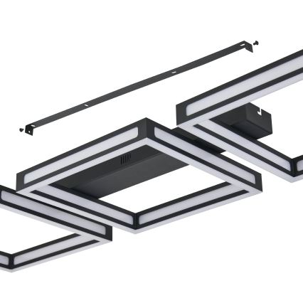 Eglo - Світлодіодний стельовий світильник 3xLED/11,2W/230V чорний