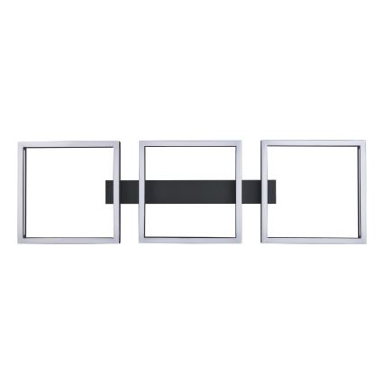 Eglo - Світлодіодний стельовий світильник 3xLED/11,2W/230V чорний