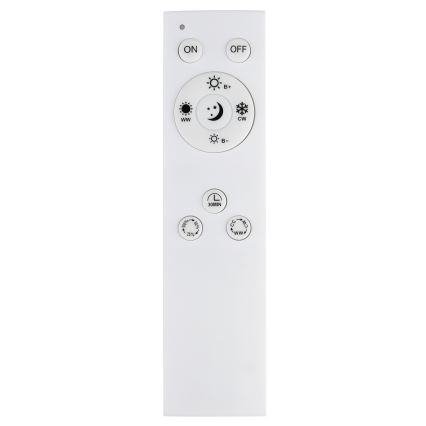 Eglo - LED Димерний стельовий світильник LED/37W/230V чорна + дистанційне керування