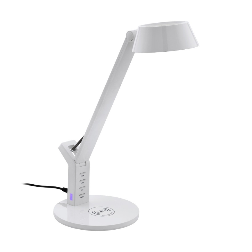 Eglo - Сенсорна настільна LED лампа з регулюванням яскравості LED/4,8W/230V білий
