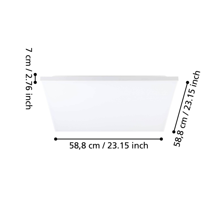 Eglo - Светодиодный потолочный светильник LED/31,5W/230V