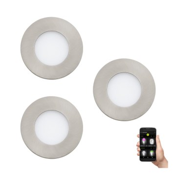 Eglo - АБІР 3x LED світильник для ванної з регулюванням яскравості FUEVA-Z 2,8W/230V IP44