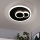 Eglo - Cветодиодный потолочный светильник LED/7,8W/230V диаметр 20 см черный
